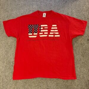 Vintage 90s Galt Sand USA‎ Center Logo Spell Out Single Stitch T Shirt Adult XL